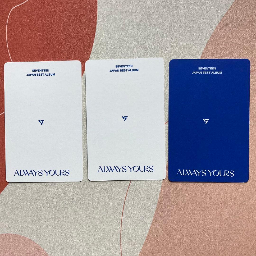 SEVENTEEN ジョンハン ALWAYS YOURS トレカ3枚