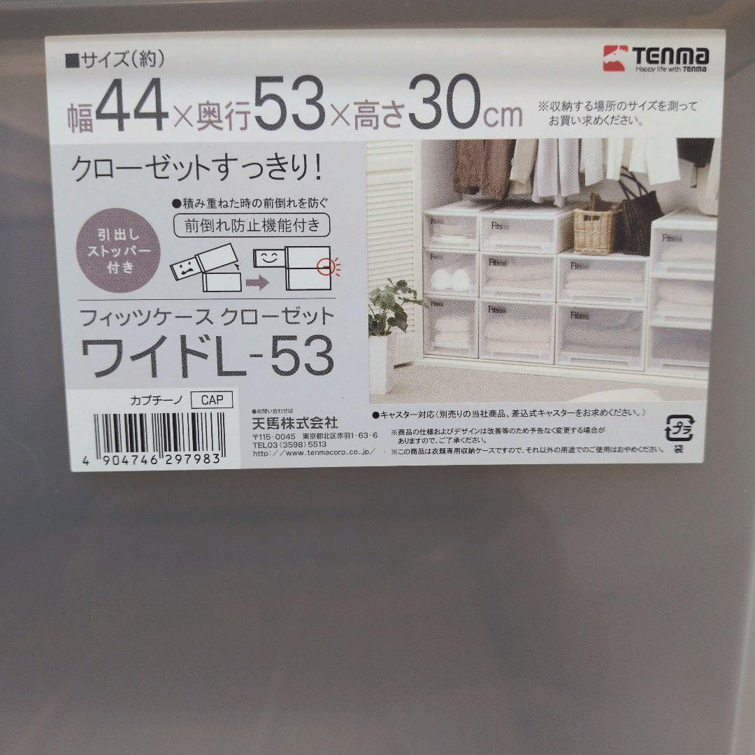 送料無料✨3個セット✨フィッツ Fits天馬 衣装ケース クローゼット L-53