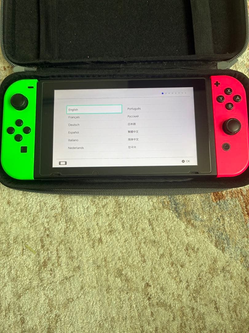 Nintendo Switch 本体　SDカード128GB付　訳アリ