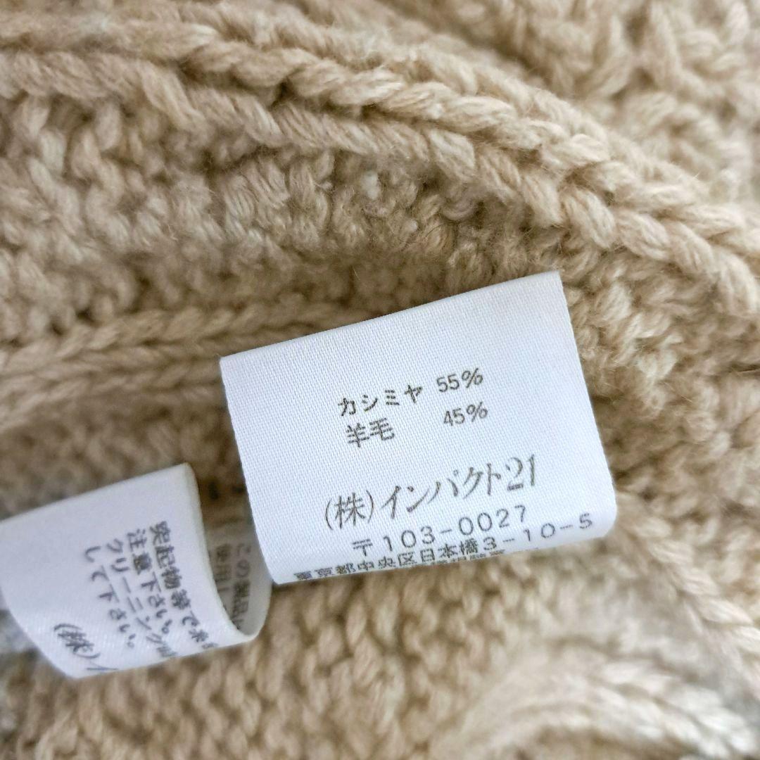 RALPH LAUREN ラルフ ケーブルニットカーディガン カシミヤ M