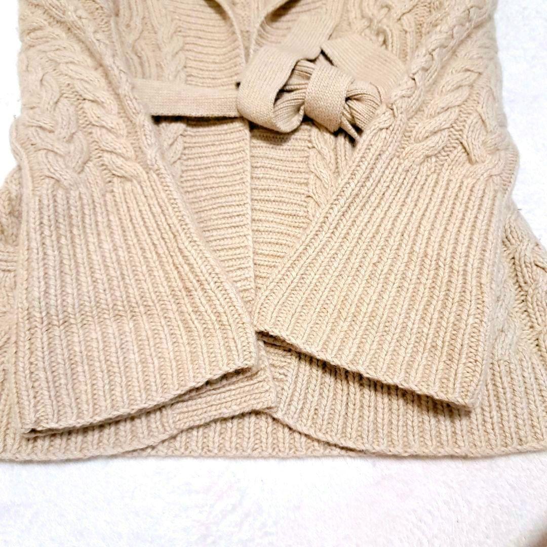 RALPH LAUREN ラルフ ケーブルニットカーディガン カシミヤ M