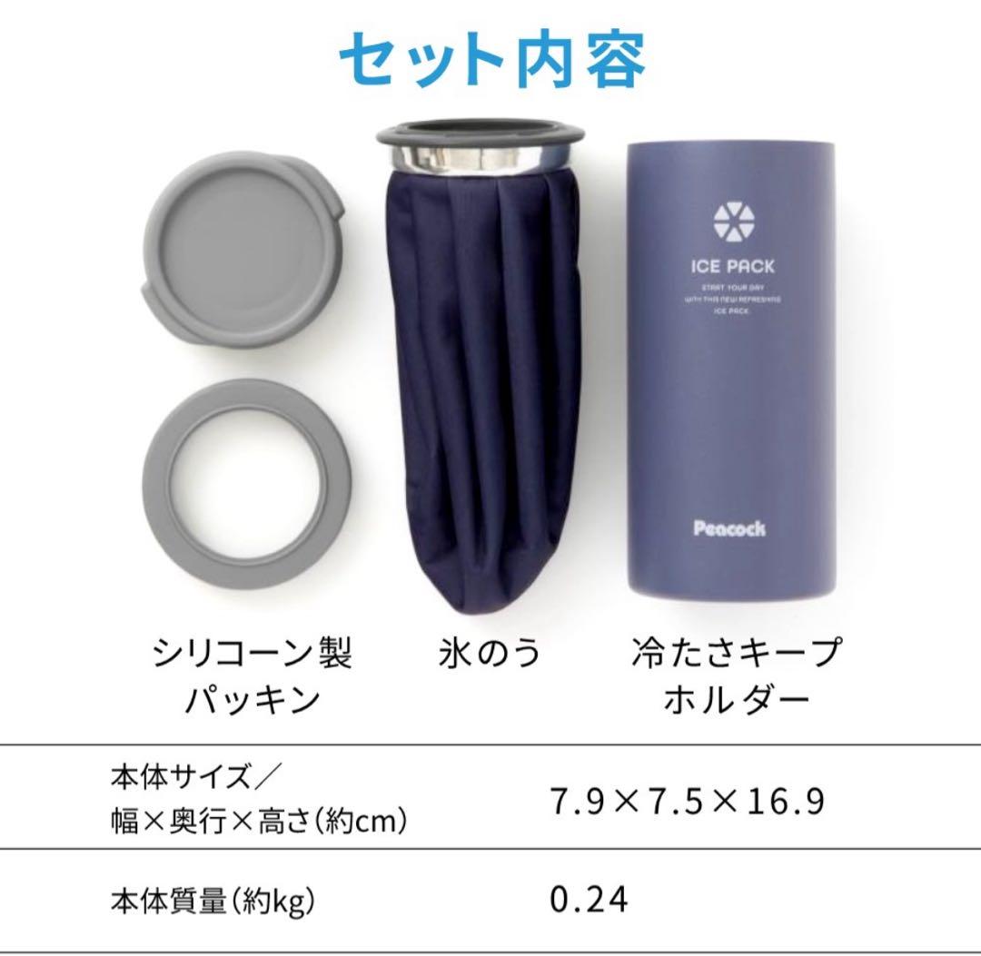 Peacock アイスパック（布氷嚢タイプ）ABC-50 新品未開封2本セット