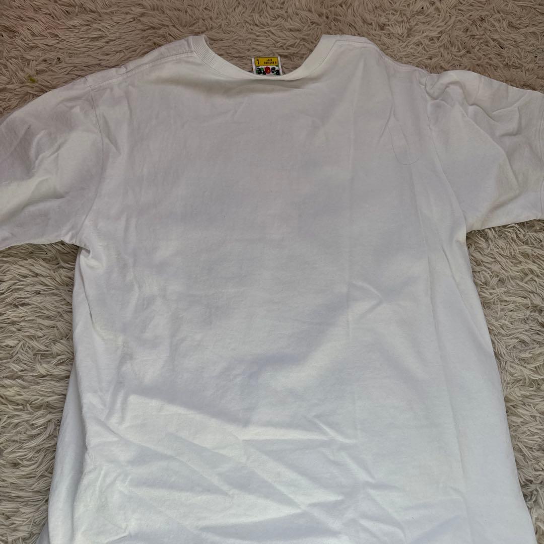 A BATHING APE ホワイト Tシャツ Lサイズ