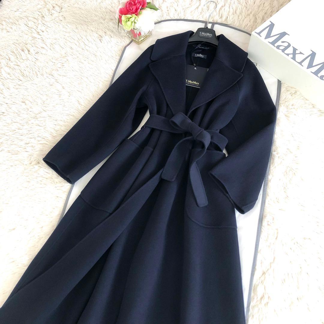 新品タグ付【'S MAX MARA】クチートアマーノ　ミッドナイトブルーネイビー