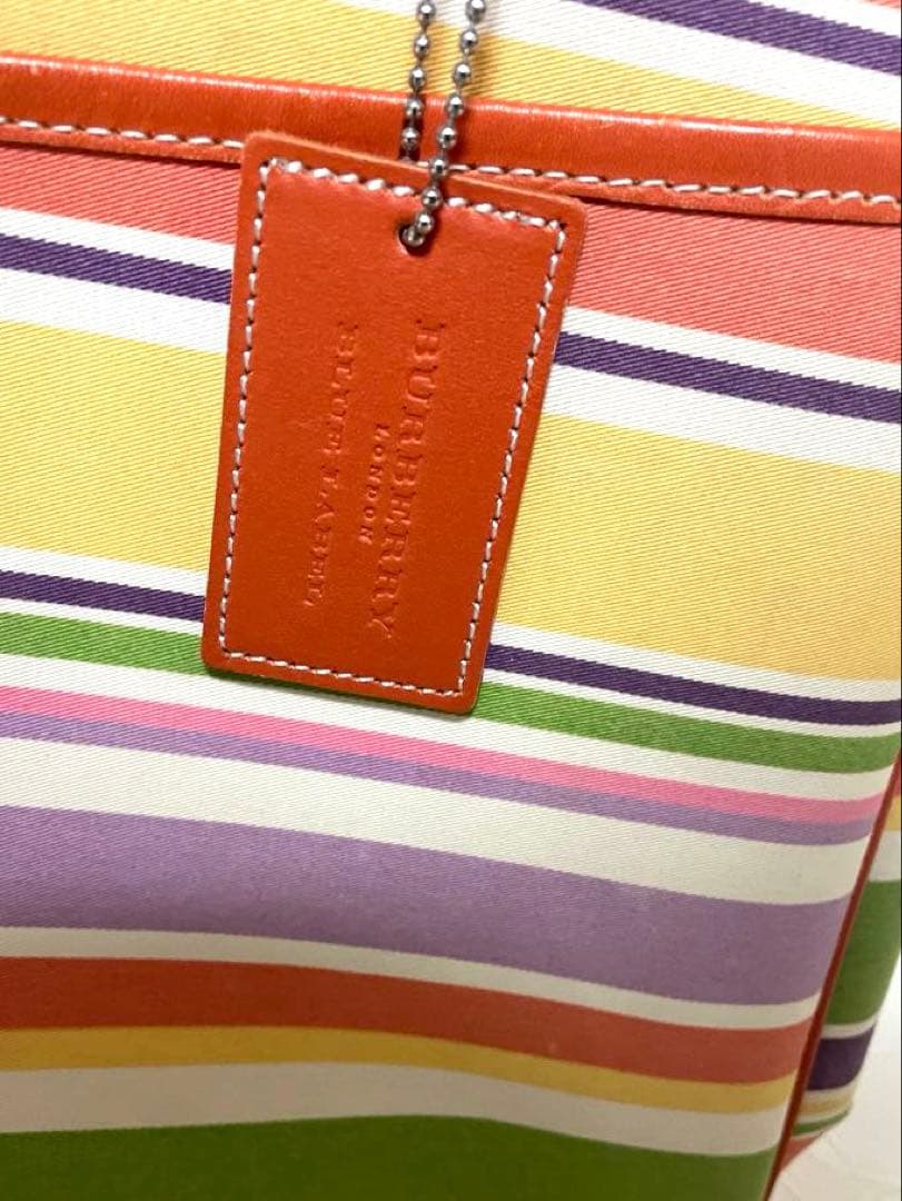 ✨希少✨バーバリー【Burberry】ボストンバッグ　旅行カバン　マルチカラー