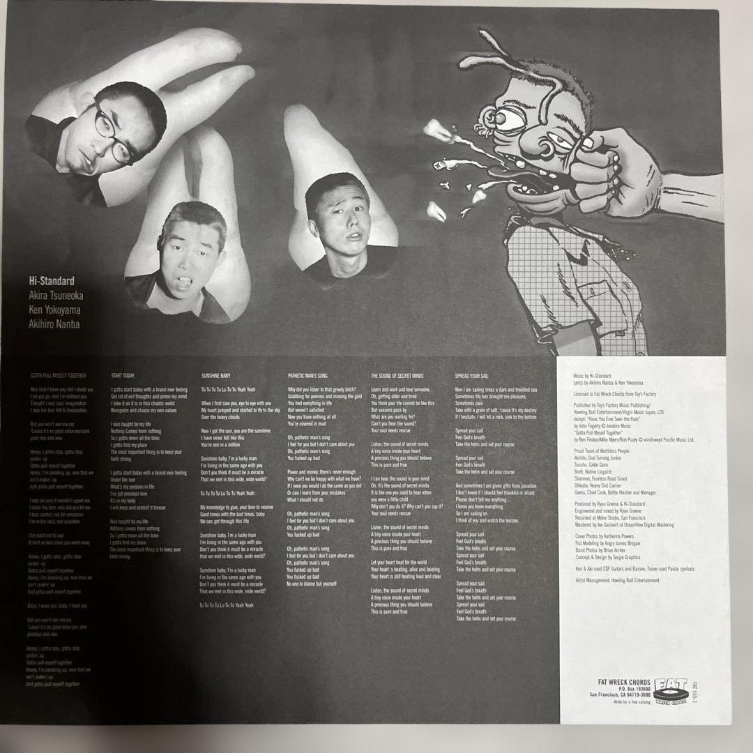 Hi-STANDARD レコード　angry fist