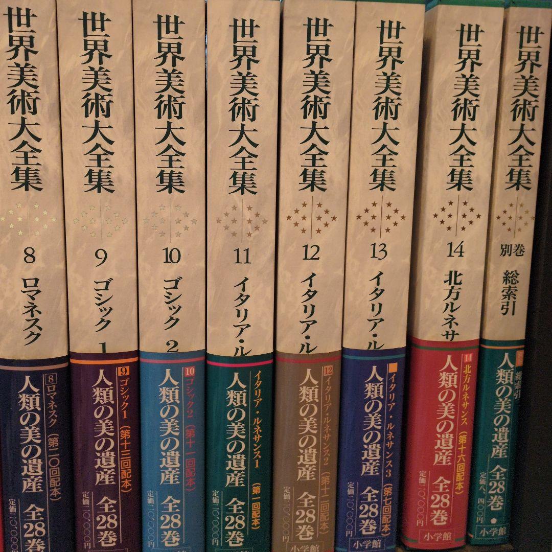 ②　世界美術全集【７巻〜12巻】　全28巻＋別巻