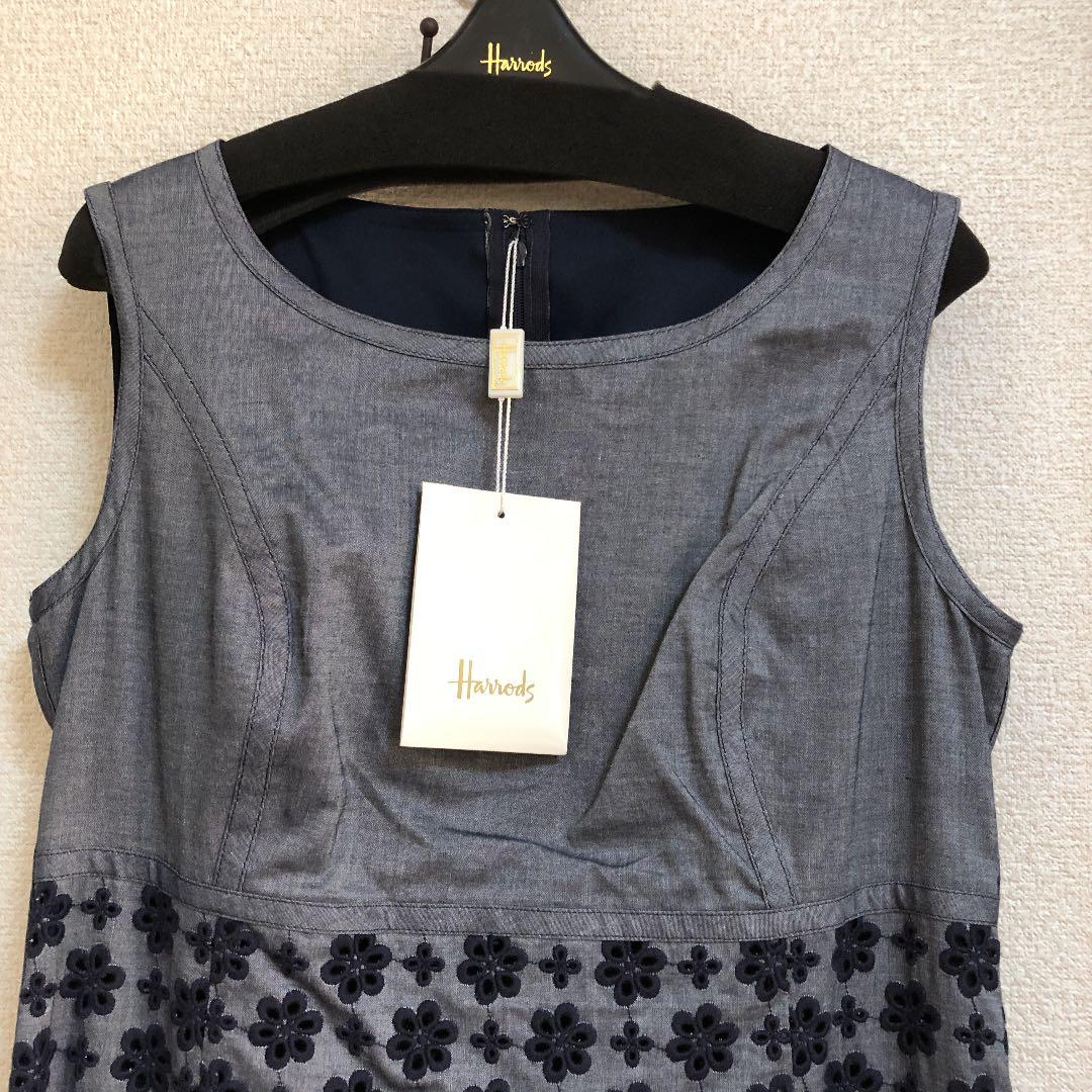 ハロッズ Harrods ノースリーブ　ワンピース