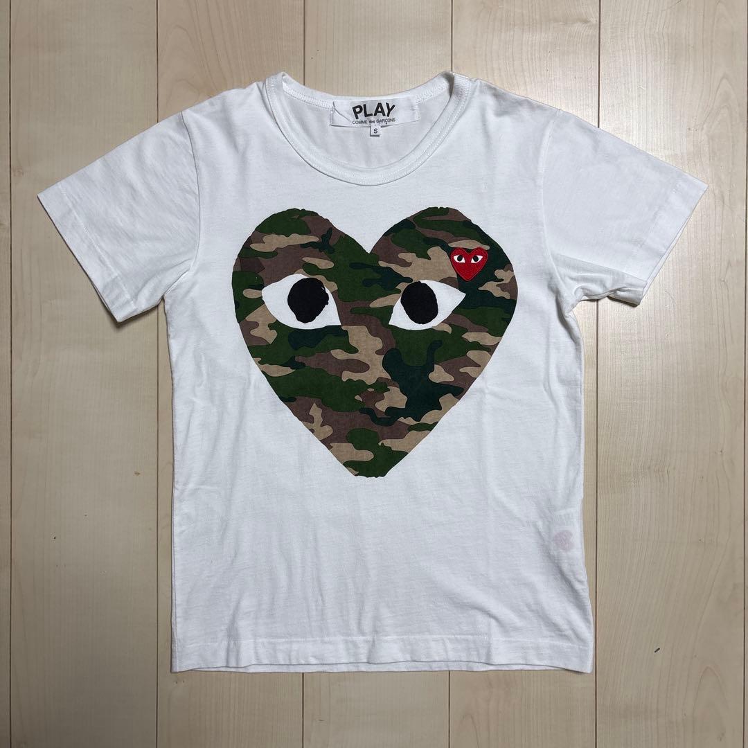 COMME des GARCONS PLAY 迷彩 Tシャツ tig着用