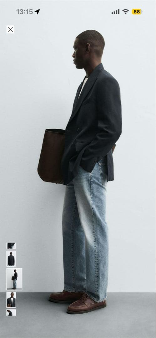 ZARA ダブルブレストジャケット