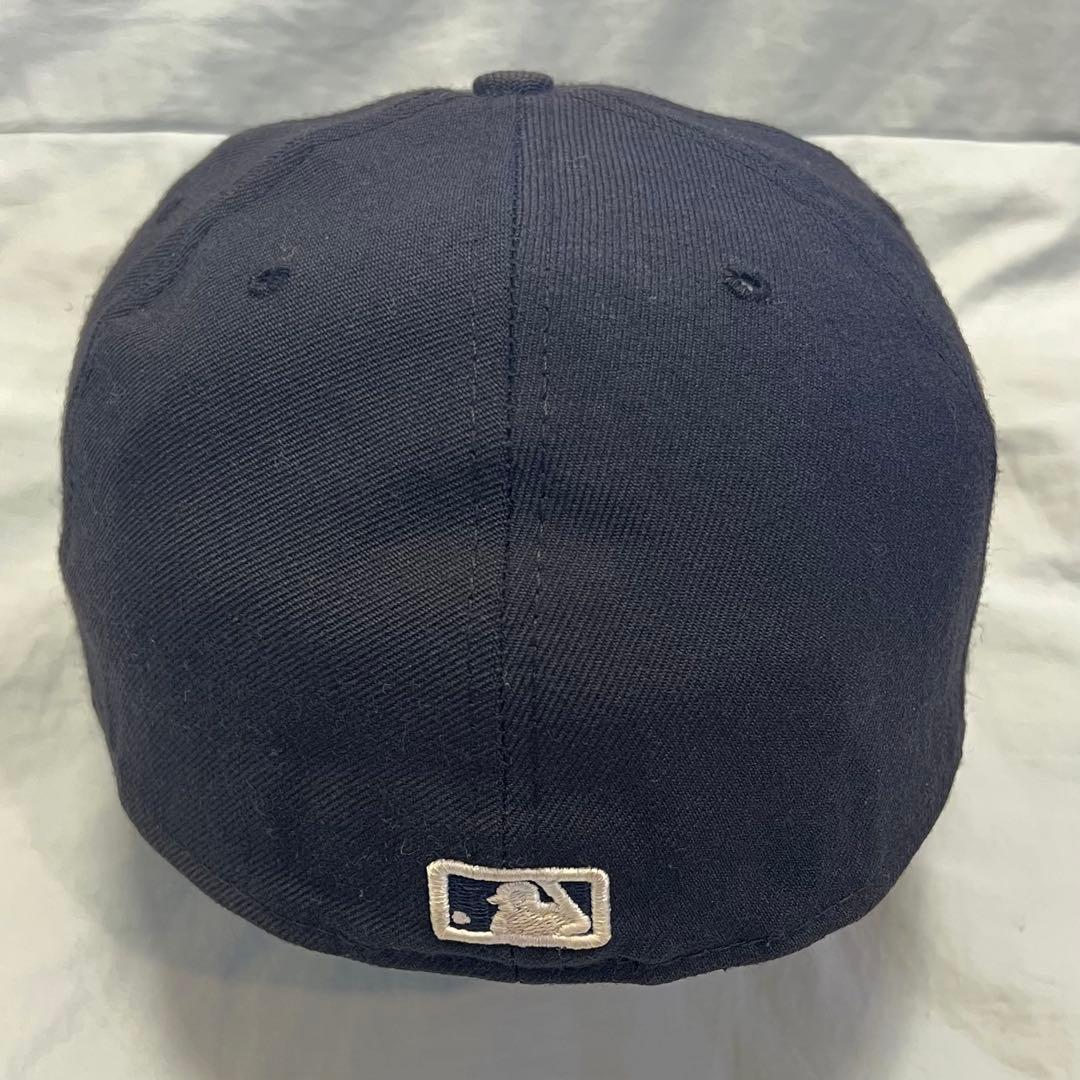 NEWERA キャップ NY METS 濃紺 7 5/8 USA製 希少 メッツ