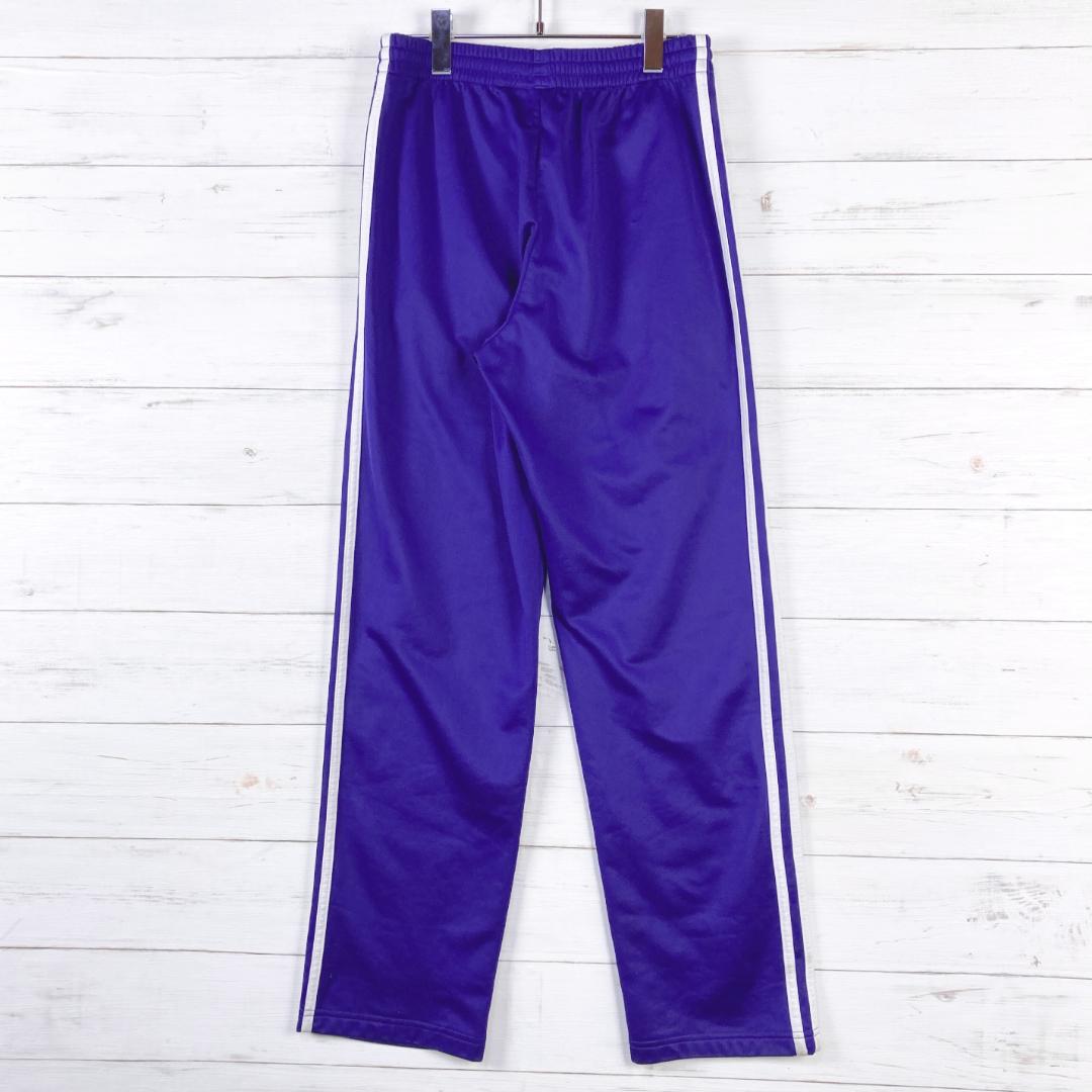 アディダス ジャージ トラックパンツ 裏起毛 紫 パープル 90　S
