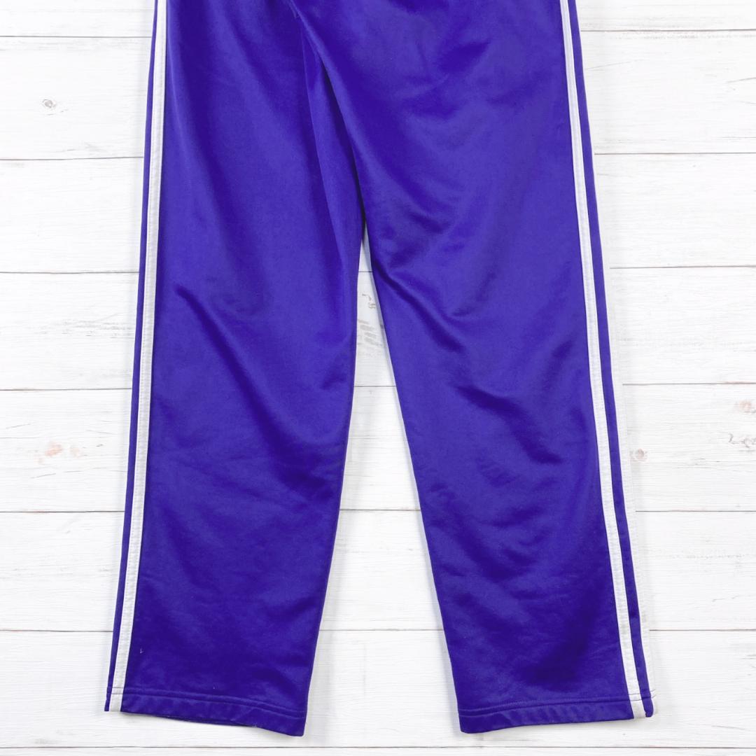 アディダス ジャージ トラックパンツ 裏起毛 紫 パープル 90　S