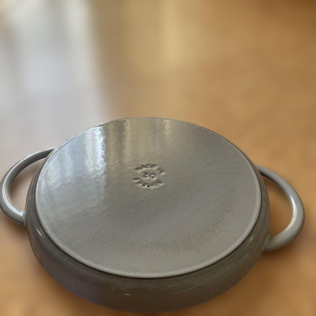 STAUB グリルパン 30cm ガラス蓋付き