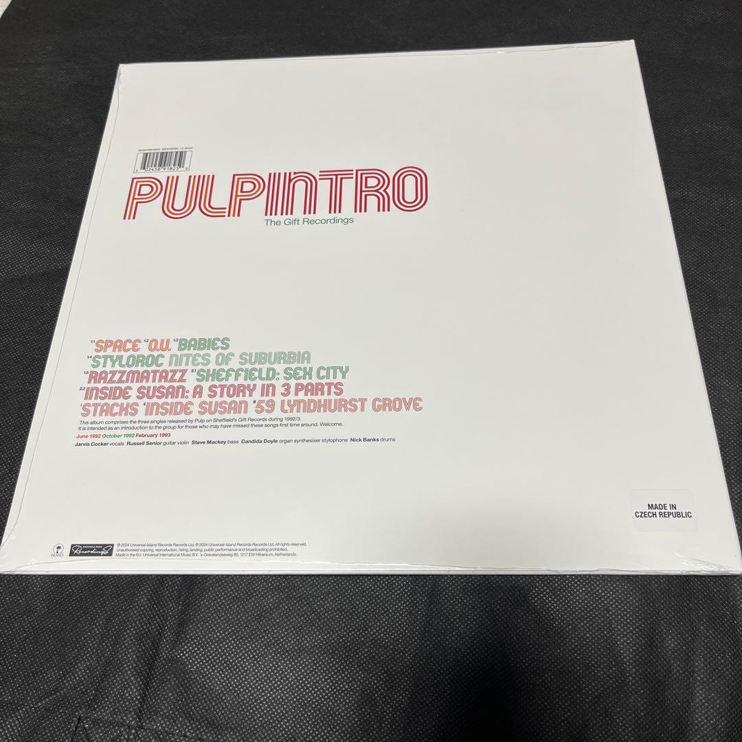 新品未開封　Pulp – Intro – The Gift Recordings