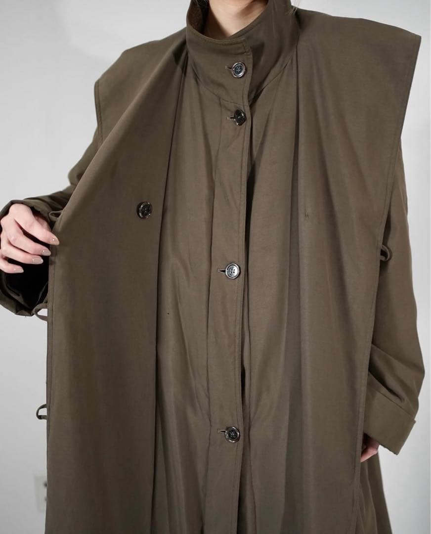 値下げ！arca vintage レイヤード トレンチコート