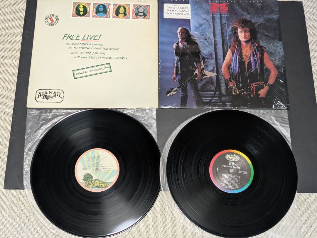 ロック洋楽レコード8枚セットまとめ