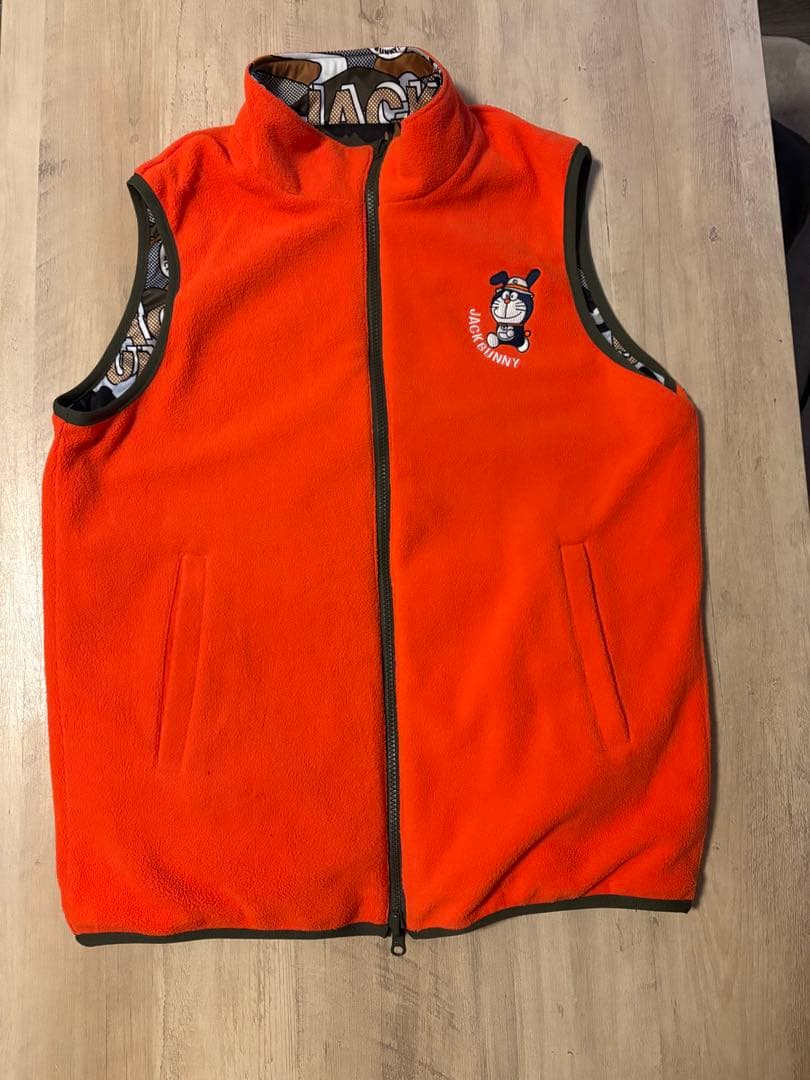 美品！　ジャックバニーJack Bunny!! ドラえもん柄ベスト リバーシブル