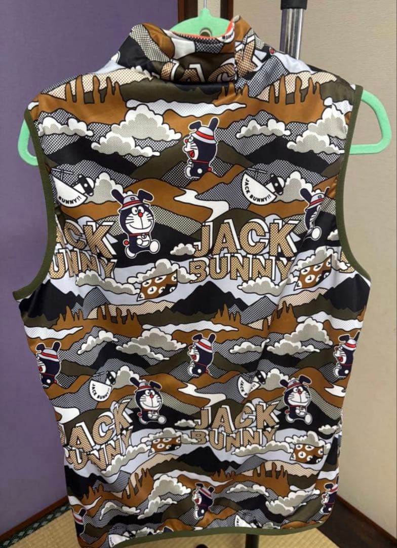 美品！　ジャックバニーJack Bunny!! ドラえもん柄ベスト リバーシブル