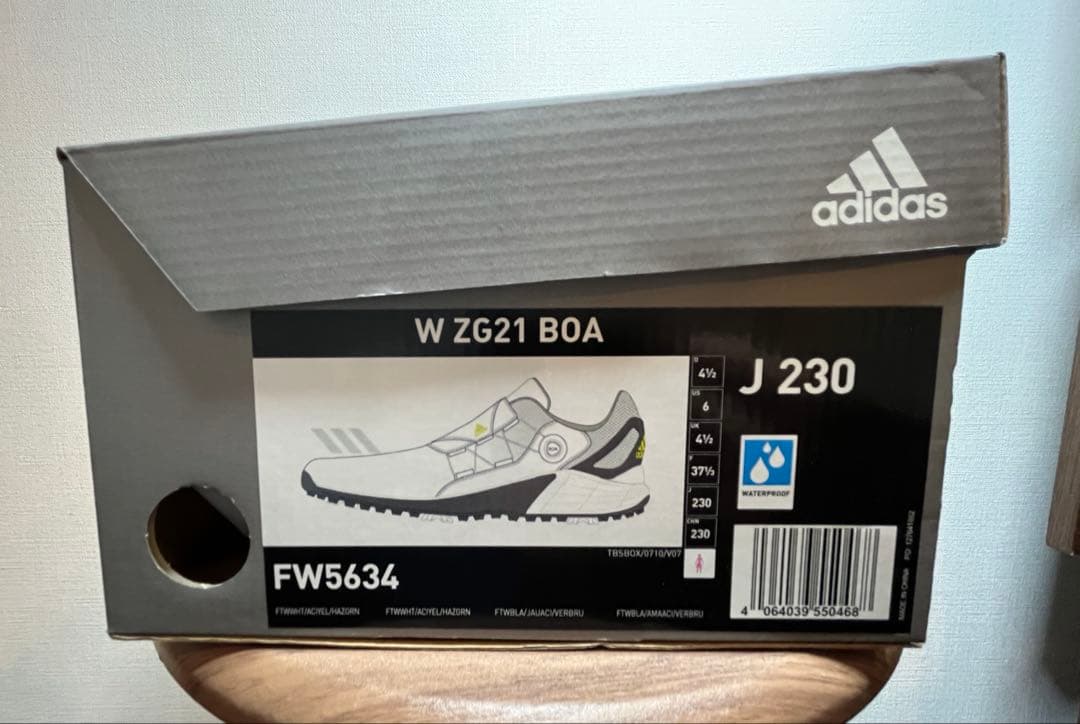 新品｜アディダスゴルフ FW5634 ZG21 ゴルフシューズ BOA（女性用）
