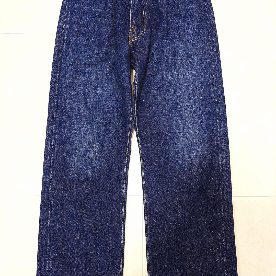極美品 36 シンゾーン ハイウエスト デニムパンツ ストレート インディゴ