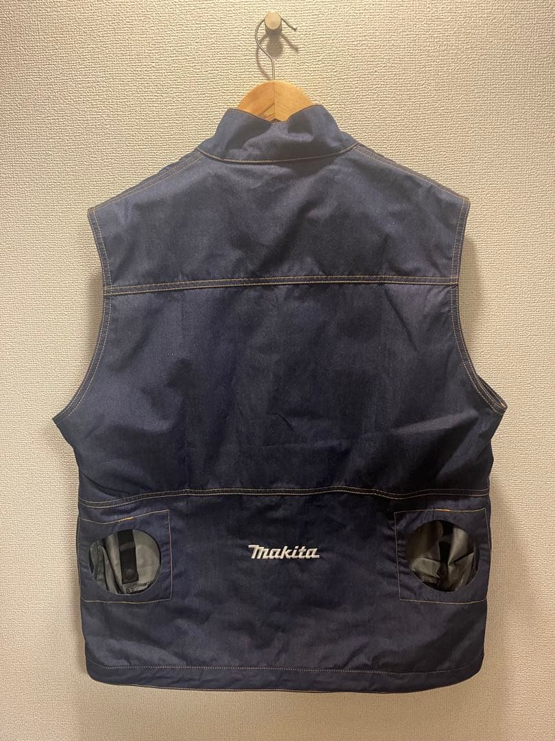 【新品未使用】マキタ空調服デニムベストLL
