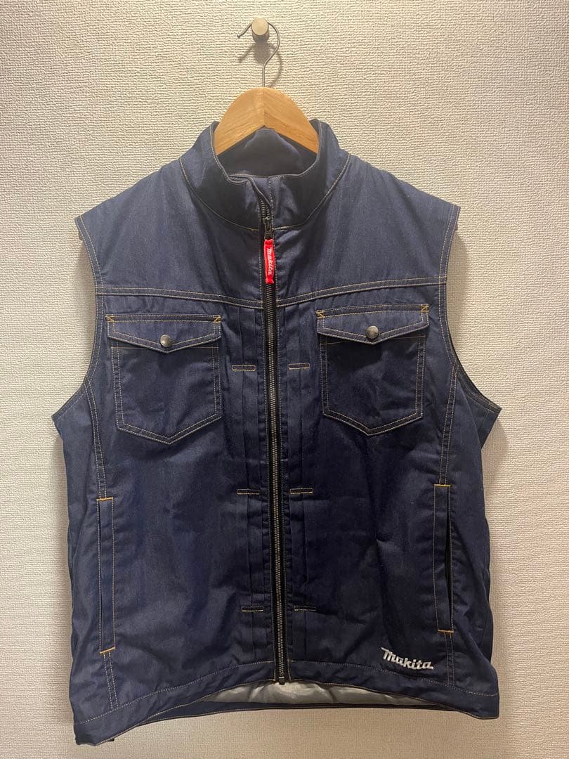 【新品未使用】マキタ空調服デニムベストLL