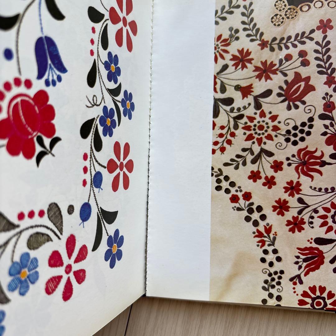 絶版　カロチャ刺繍　図案集