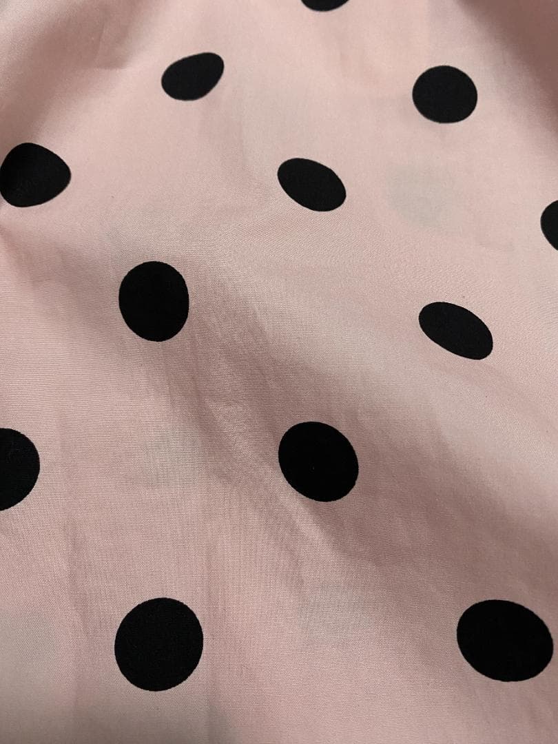 完売品 ZARA ドットプリントジャケット ライトピンク XL 水玉
