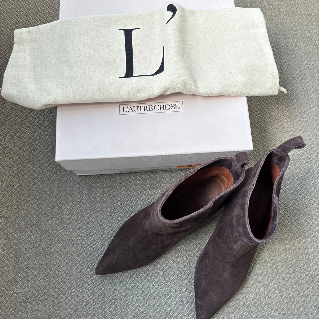 L'AUTRE CHOSE ショートブーツ　37