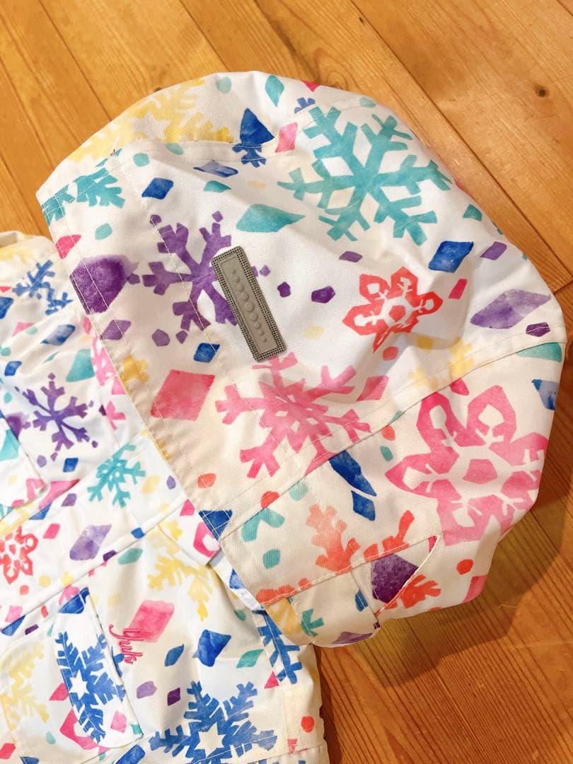 【美品！グローブセット】yuk ユック　スキーウェア　つなぎ　雪遊び　110