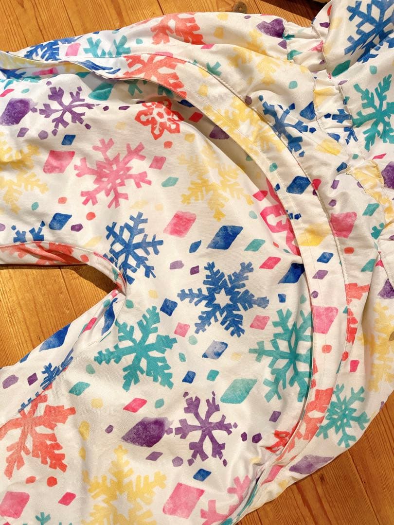 【美品！グローブセット】yuk ユック　スキーウェア　つなぎ　雪遊び　110