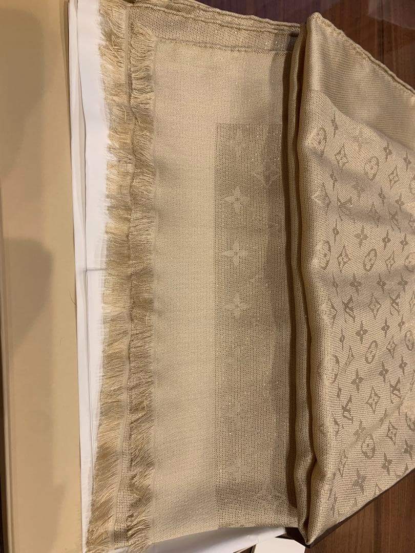 LOUIS VUITTON モノグラム シャインショール ／タグなし/箱なし