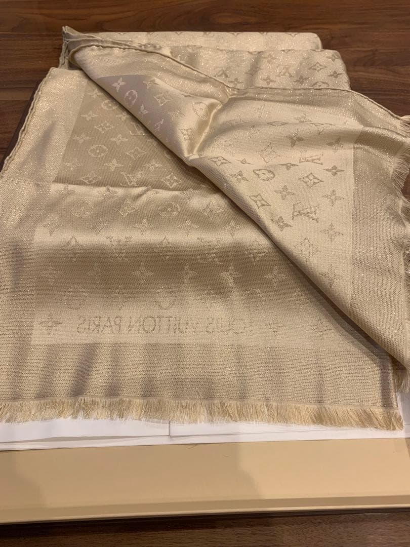 LOUIS VUITTON モノグラム シャインショール ／タグなし/箱なし