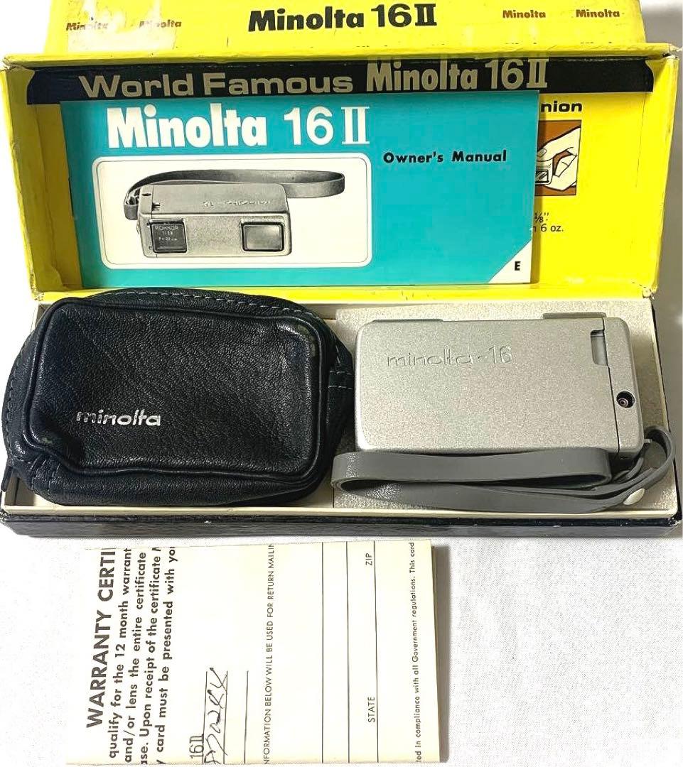 Minolta 16II 希少な元箱一式