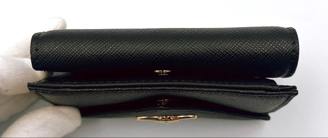 【新品★希少】Vivienne Westwood 三つ折り財布 黒/ブラック