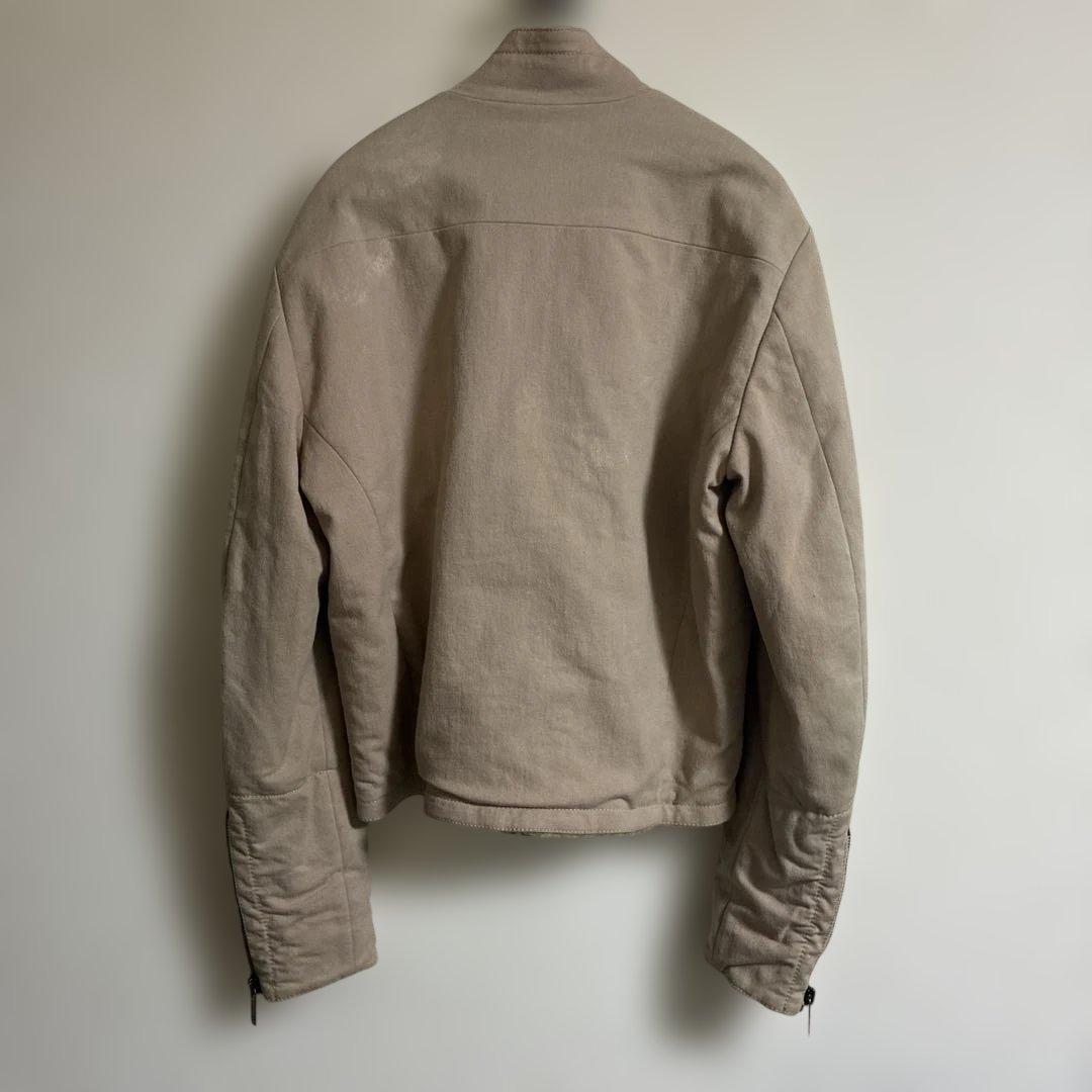 DIRK BIKKEMBERGS ベージュジップアップジャケット