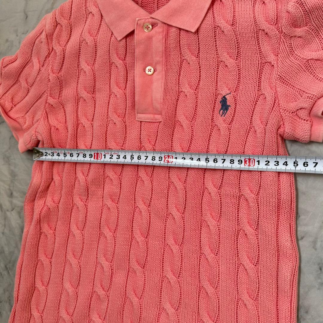 POLO RALPH LAUREN ポロラルフローレン ケーブルニットポロシャツ