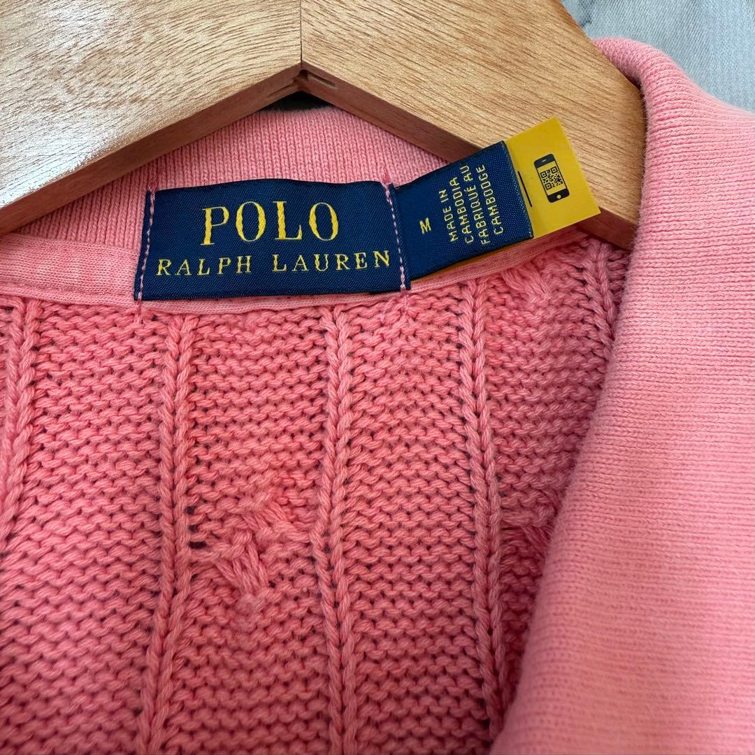 POLO RALPH LAUREN ポロラルフローレン ケーブルニットポロシャツ