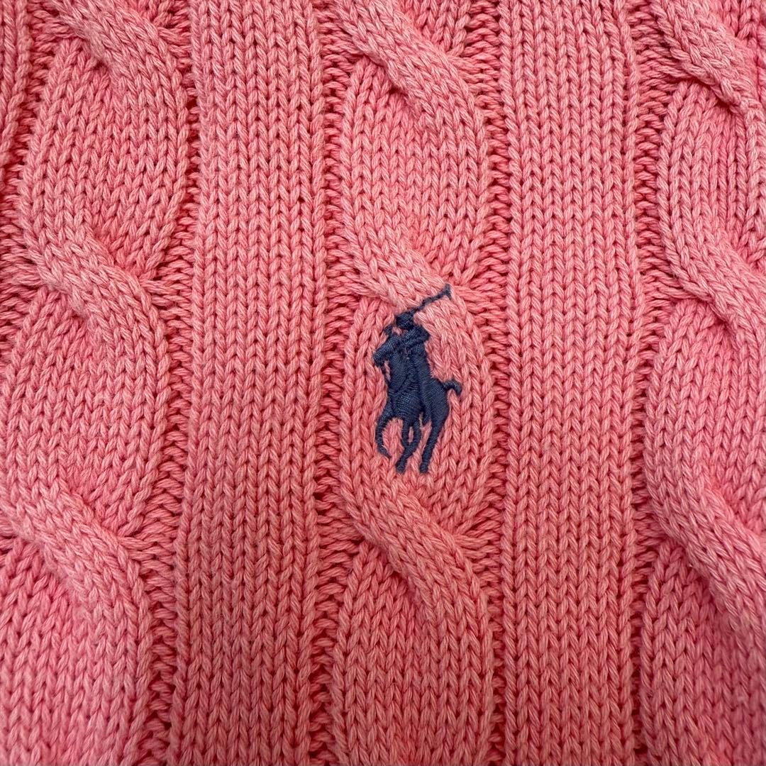POLO RALPH LAUREN ポロラルフローレン ケーブルニットポロシャツ