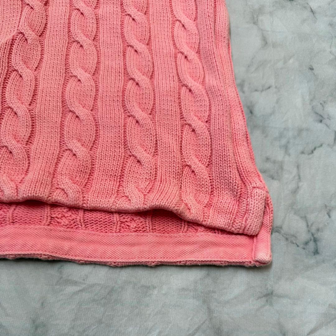 POLO RALPH LAUREN ポロラルフローレン ケーブルニットポロシャツ