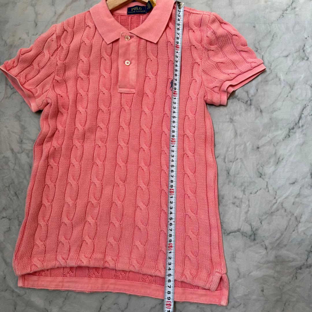POLO RALPH LAUREN ポロラルフローレン ケーブルニットポロシャツ