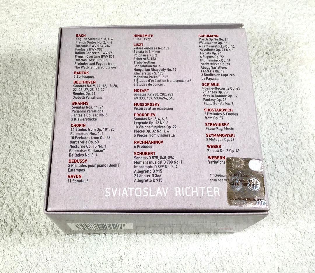 RICHTER　リヒテル・ソロ・レコーディングス（33CD）