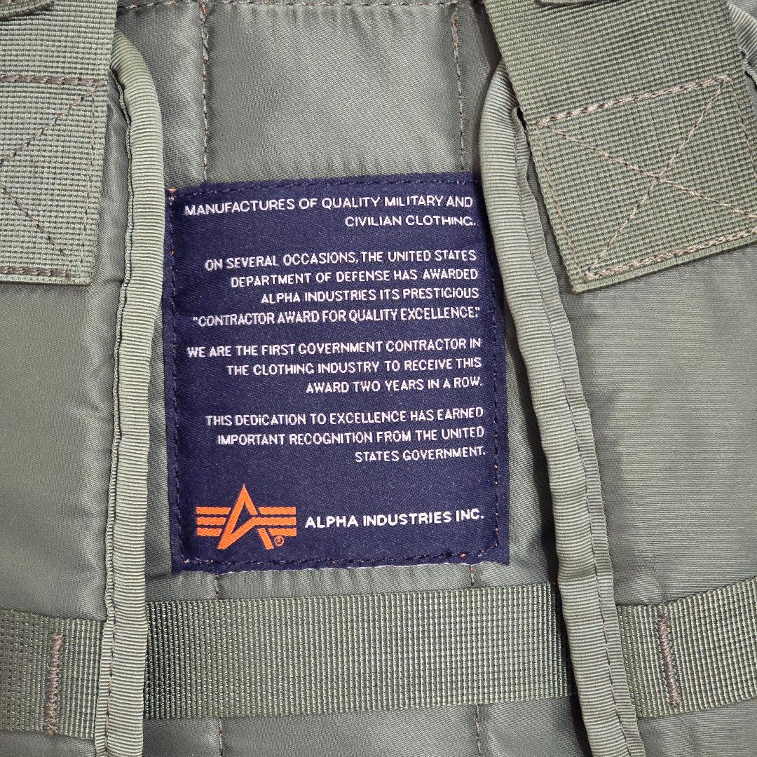 ボストンバッグ リュック　ALPHA INDUSTRIES 　MA-1 3way