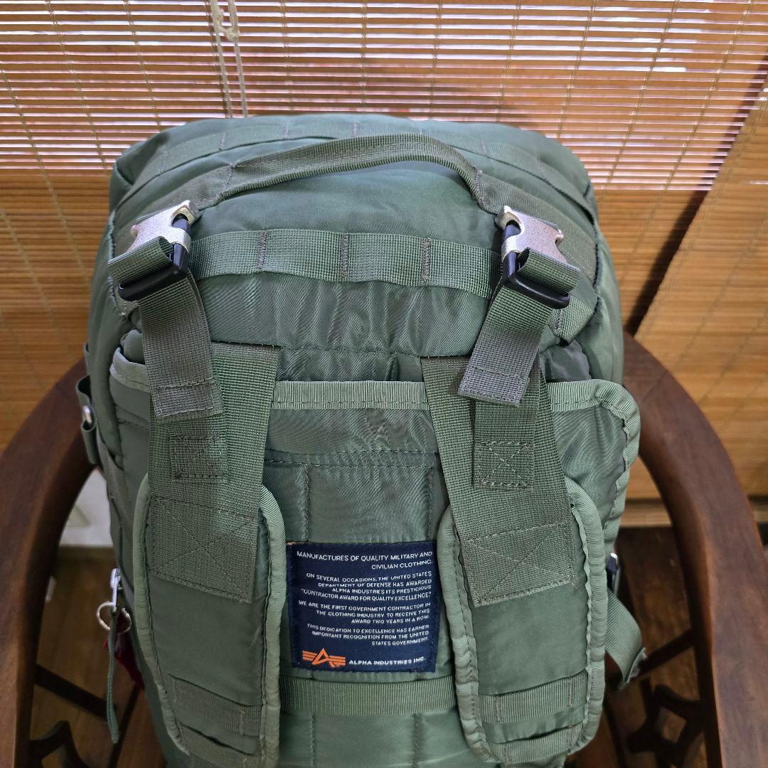 ボストンバッグ リュック　ALPHA INDUSTRIES 　MA-1 3way