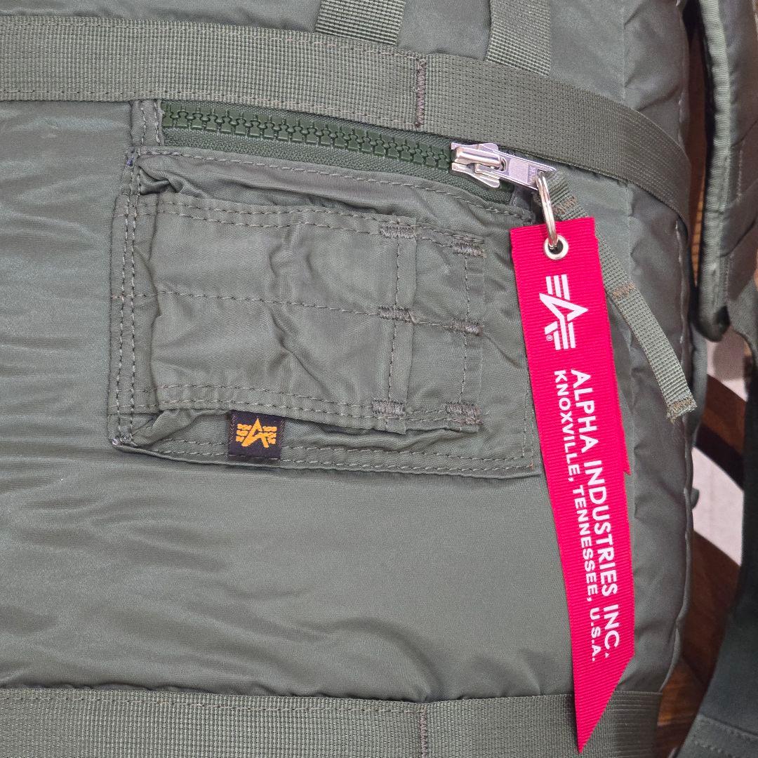 ボストンバッグ リュック　ALPHA INDUSTRIES 　MA-1 3way