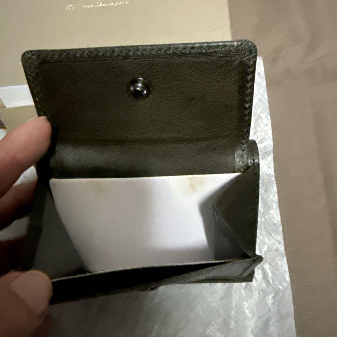 BECKER　ベッカー　三つ折り　ミニ財布　極小財布　グリーン