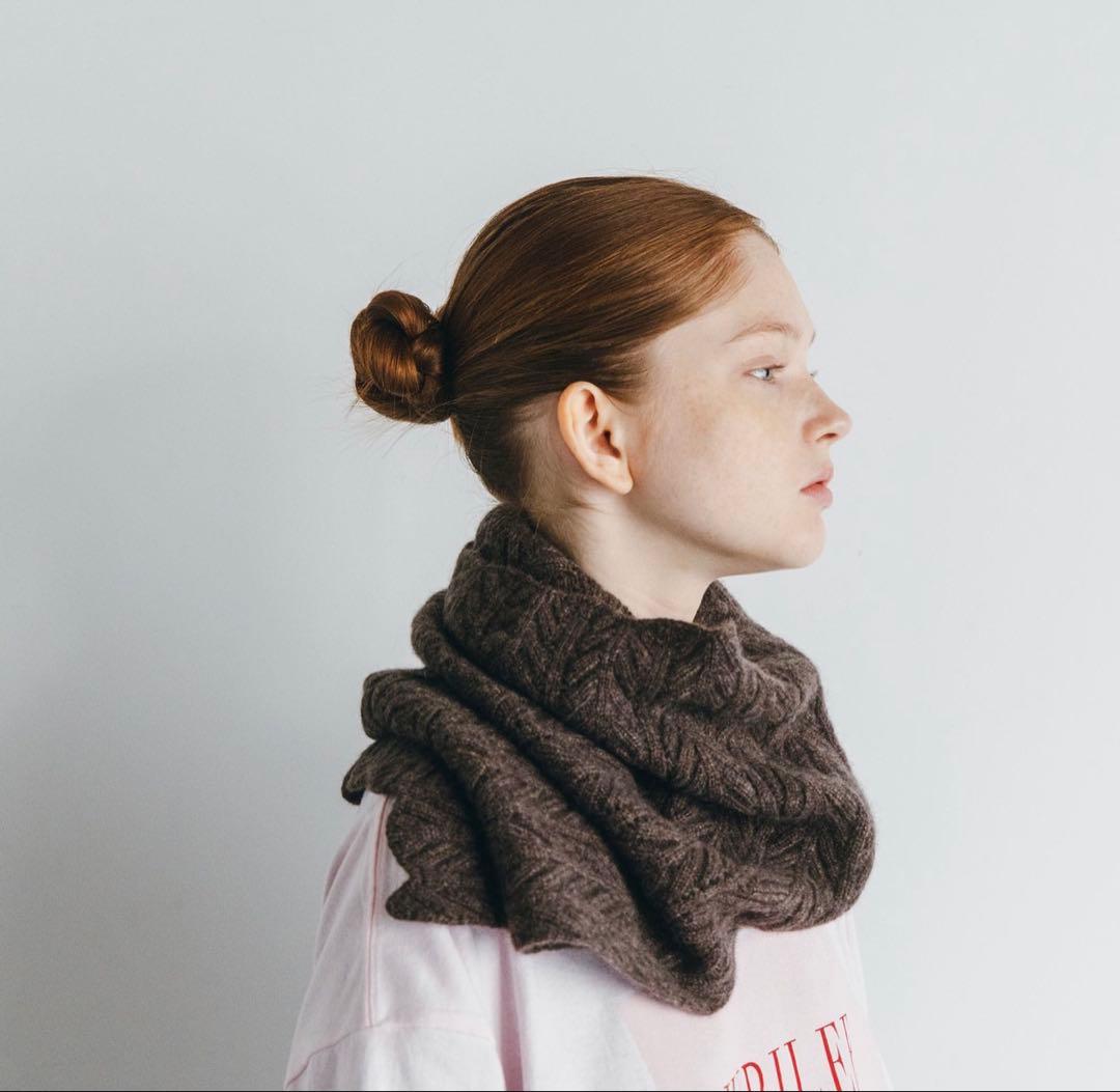 marikomikuni カシミヤ スヌード　三國万里子 miknits