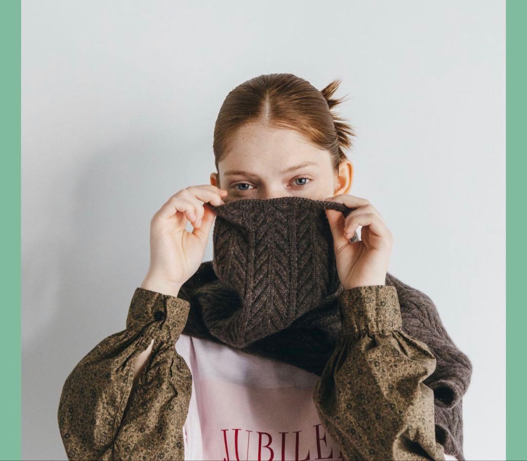 marikomikuni カシミヤ スヌード　三國万里子 miknits