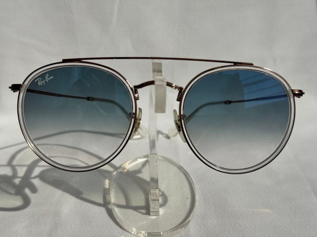 Ray-Ban Round Double Bridge サングラス RB3647